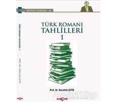 Türk Romanı Tahlilleri 1 - Nurullah Çetin - Akçağ Yayınları