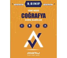 Avantaj 9. Sınıf Coğrafya Soru Bankası 2024 öncesi müfredat