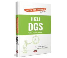 Data Hızlı DGS Vaktim Yok Zamanım Az Diyenler İçin