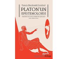 Platonun Epistemolojisi - Francis MacDonald Cornford - Albaraka Yayınları