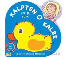 Mavi Kitap - Kalpten Kalbe - Çiz/Boya - Kolektif - 0-6 Yaş Yayınları