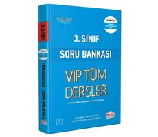 Editör 3. Sınıf VIP Tüm Dersler Soru Bankası Mavi Kitap