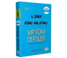 Editör 4. Sınıf VIP Tüm Dersler Konu Anlatımlı Mavi Kitap