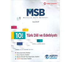 Eğitim Vadisi 10.Sınıf Türk Dili ve Edebiyatı MSB Modüler Soru Bankası