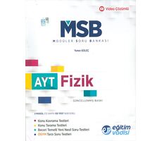 AYT Fizik Modüler Soru Bankası Video Çözümlü Eğitim Vadisi Yayınları