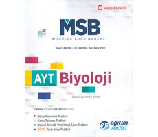 AYT Biyoloji Modüler Soru Bankası Eğitim Vadisi Yayınları