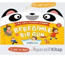 Bebeğimle Bir Gün - Cırt Cırtlı Etkinlik Kitabım (2+ Yaş) - Ayşenur K. Peltek - Bi Kutu Oyun