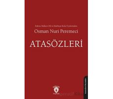 Atasözleri 1942 - Osman Nuri Peremeci - Dorlion Yayınları