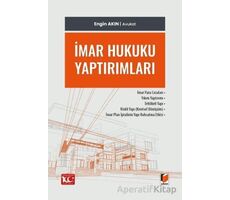 İmar Hukuku Yaptırımları - Engin Akın - Adalet Yayınevi