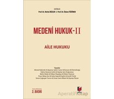 Medeni Hukuk-II Aile Hukuku - Özlem Tüzüner - Adalet Yayınevi