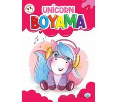 Sevimli Unicorn Boyama - Kollektif - Dokuz Çocuk