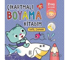 Çıkartmalı Boyama Kitabım - Tatil Zamanı - Kolektif - 0-6 Yaş Yayınları