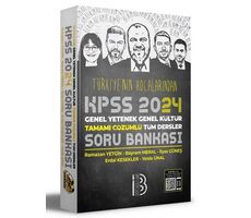 2024 KPSS Türkiye’nin Hocalarından Tüm Dersler Tamamı Çözümlü Soru Bankası Benim Hocam Yayınları