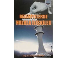 Belediyelerde Halkla İlişkiler - M. Nejat Özüpek - Eğitim Yayınevi - Ders Kitapları