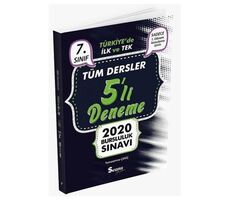 7.sınıf 1. Dönem Tüm Dersler Bursluluk PYBS Sınavı 5`li Deneme Seans Yayınları