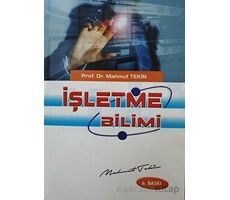 İşletme Bilimi - Mahmut Tekin - Eğitim Yayınevi - Ders Kitapları