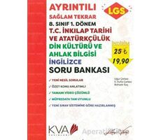 8. Sınıf LGS 1. Dönem İnkılap Din Kültürü İngilizce Ayrıntılı Sağlam Tekrar Soru Bankası KVA