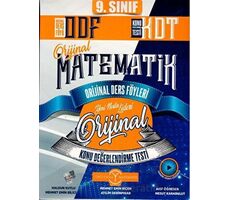 9. Sınıf Matematik ODF KDT Orijinal Ders Föyleri Konu Değerlendirme Testleri Orjinal Yayınları