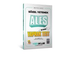 Yediiklim Yayınları Ales Sözel Yetenek Çek Kopart Yaprak Test