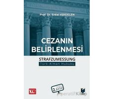 Cezanın Belirlenmesi - Erdal Yerdelen - Adalet Yayınevi