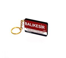 Balıkesir (10) Ahşap Anahtarlık