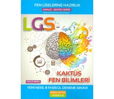 LGS Kaktüs Fen Bilimleri Yeni Nesil 8 Fasikül Deneme Sınavı Simülasyon Yayıncılık