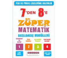 7 den 8 e Züper Matematik Başlangıç Modülleri Platon Yayıncılık