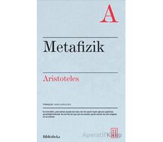 Metafizik - Aristoteles - Ketebe Yayınları