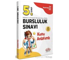 5.Sınıf Bursluluk Sınavı Konu Anlatımlı Karekod Çözümlü - Editör Yayınevi