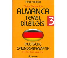 Türkçe Bilenler İçin Almanca Temel Dilbilgisi - 3 - Rıza Kaplan - İnkılap Kitabevi