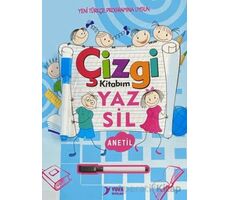 Çizgi Kitabım Yaz Sil Yazı Defteri Anetil - Kolektif - Yuva Yayınları