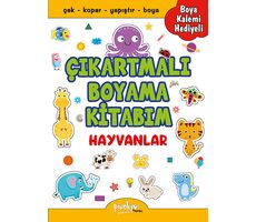 Çıkartmalı Boyama Hayvanlar - Buçe Dayı - Pinokyo Yayınları