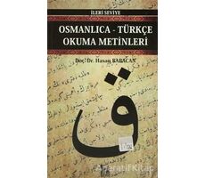 Osmanlıca-Türkçe Okuma Metinleri - İleri Seviye-1 - Hasan Babacan - Altın Post Yayıncılık