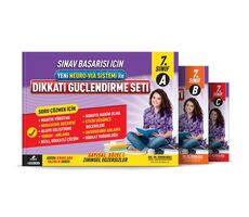 Dikkati Güçlendirme Seti 7. Sınıf 13 Yaş - Osman Abalı - Adeda Yayınları