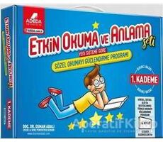 Etkin Okuma ve Anlama Seti 1. Kademe (5 Kitap Takım) - Osman Abalı - Adeda Yayınları