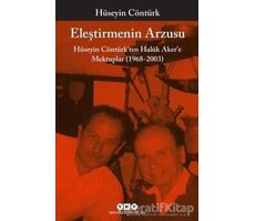 Eleştirmenin Arzusu - Hüseyin Cöntürk - Yapı Kredi Yayınları