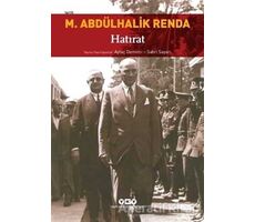 M. Abdülhalik Renda - Hatırat - Sabri Sayarı - Yapı Kredi Yayınları