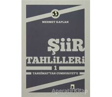 Şiir Tahlilleri 1 - Mehmet Kaplan - Dergah Yayınları