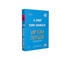 6. Sınıf VIP Tüm Dersler Soru Bankası Mavi Kitap Editör Yayınevi