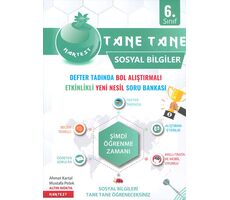 6.Sınıf Yeşil Defter Tadında Tane Tane Sosyal Bilgiler Nartest Yayınları