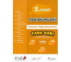 5.Sınıf Fen Bilimleri Kazanım Takip Denemeleri KVA Yayınları 2024 öncesi müfredat