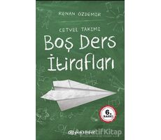 Boş Ders İtirafları - Renan Özdemir - Epsilon Yayınevi