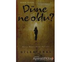 Düne Ne Oldu? - Dilek Ünalan - Cinius Yayınları