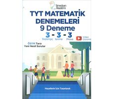 Simedyan Akademi 2021 TYT Matematik Denemeleri 9 Deneme - (3 Başlangıç-3 Isınma-3 Prova)