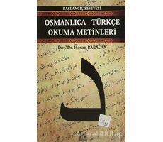 Osmanlıca-Türkçe Okuma Metinleri - Başlangıç Seviyesi-5 - Hasan Babacan - Altın Post Yayıncılık