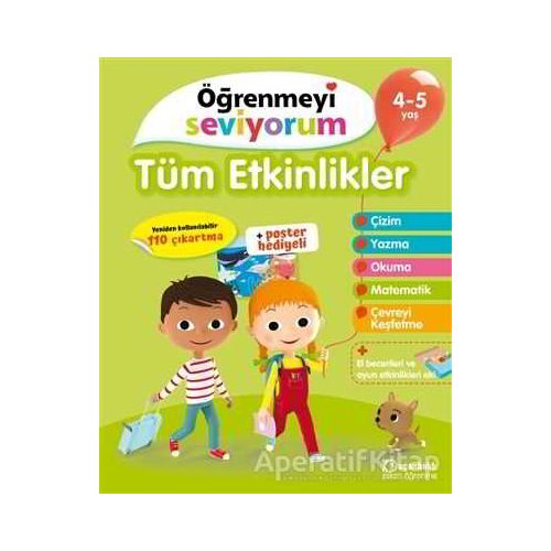 Tüm Etkinlikler - Öğrenmeyi Seviyorum 4-5 Yaş - Kolektif - Uçanbalık Yayıncılık