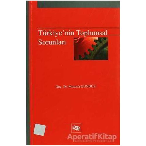 Türkiye’nin Toplumsal Sorunları - Mustafa Gündüz - Anı Yayıncılık