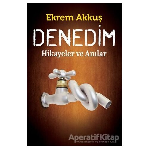 Denedim - Ekrem Akkuş - Cinius Yayınları