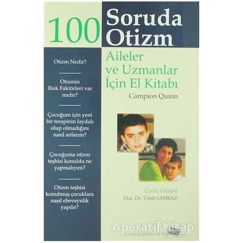 100 Soruda Otizm - Campion Quinn - Anı Yayıncılık