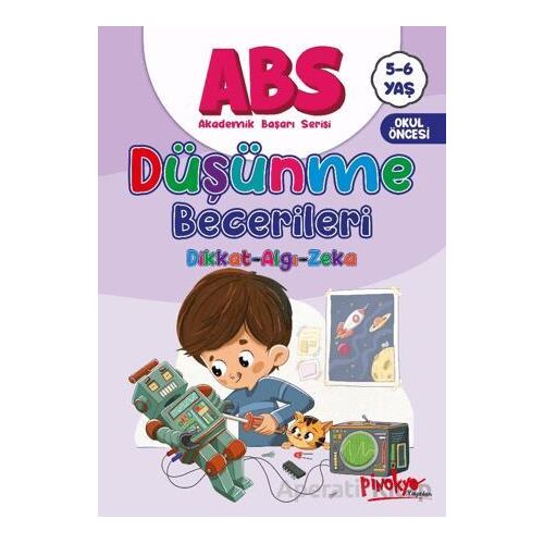 ABS 5-6 Yaş Düşünme Becerileri Dikkat-Algı-Zeka - Buçe Dayı - Pinokyo Yayınları